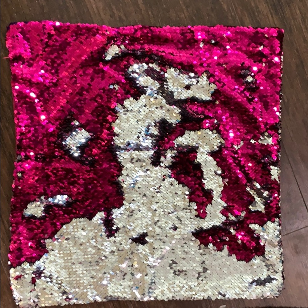 Reversible Sequin Pillow Covers 15x15 - Picture 3 of 6